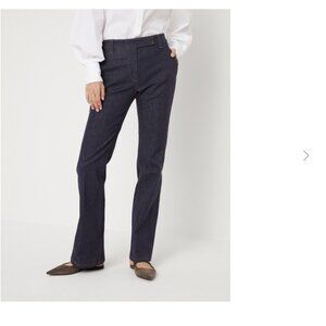 Brunello Cucinelli Monili Jeans Blue No Fade Denim Flare Size 6 New Tag $1750